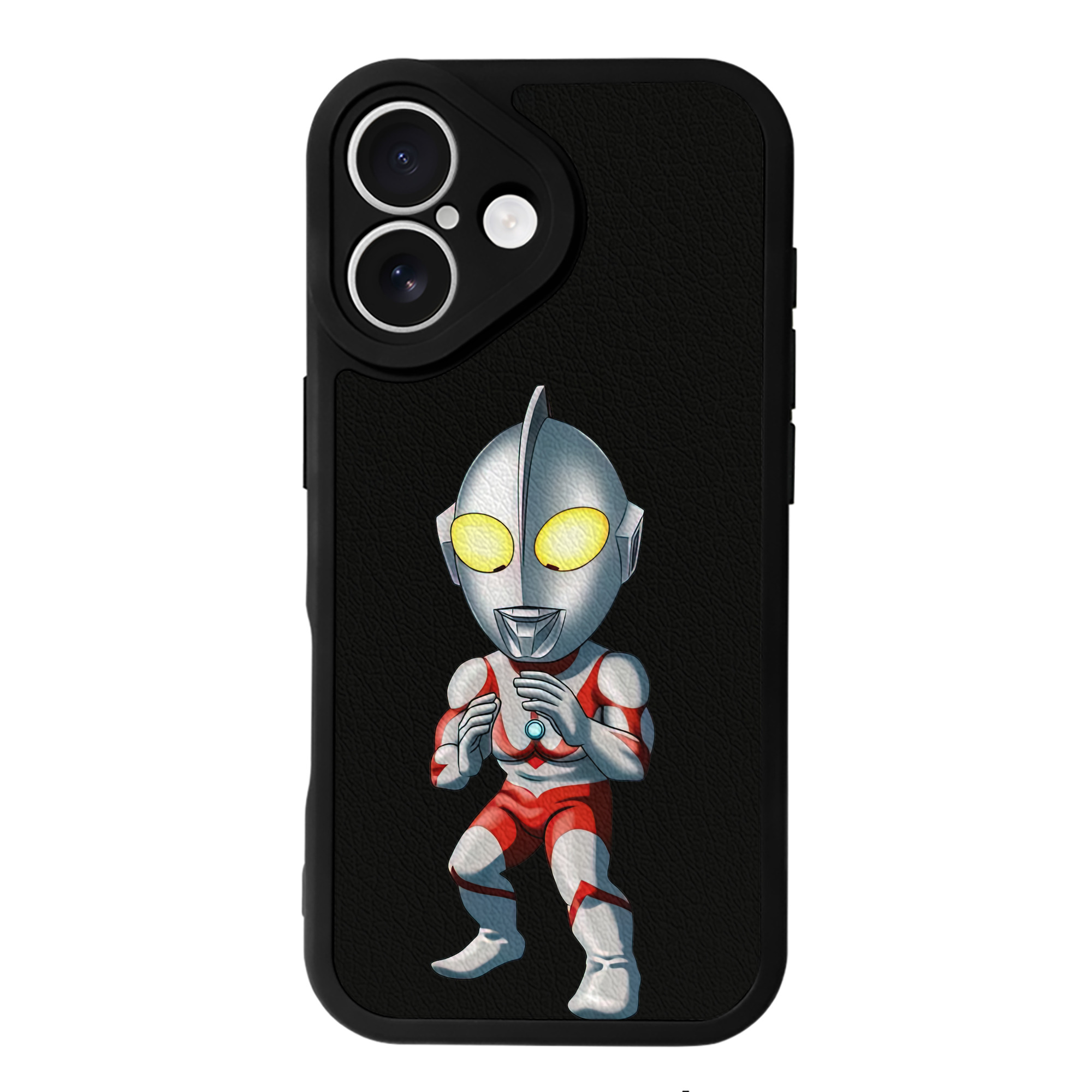 （画像用） ウルトラマン Ultraman 【iPhone 16シリーズ対応】シリコンスマホケース（レザー調） 材質：シリコン